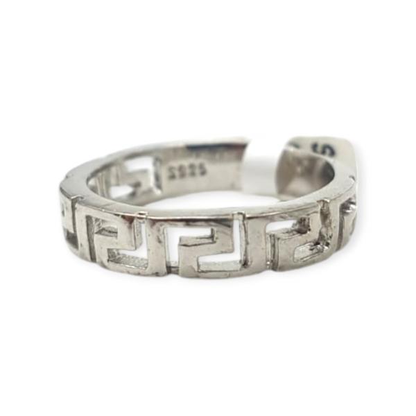 925 Sterling Silver Band with Versace Design